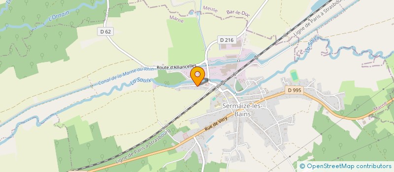 localisation de l'entreprise MONSIEUR MICHEL ARABI  SERMAIZE-LES-BAINS