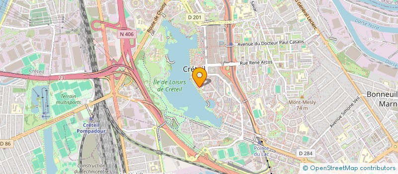 localisation de l'entreprise MONSIEUR MICHEL ARAGOU  CRETEIL