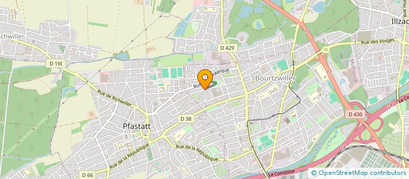 localisation de l'entreprise MONSIEUR MICHEL ARAUJO  MULHOUSE