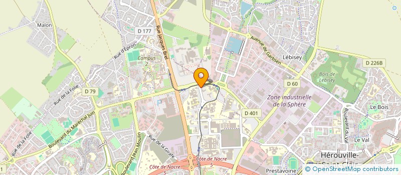 localisation de l'entreprise MONSIEUR MICHEL ARCHAMBAULT à CAEN