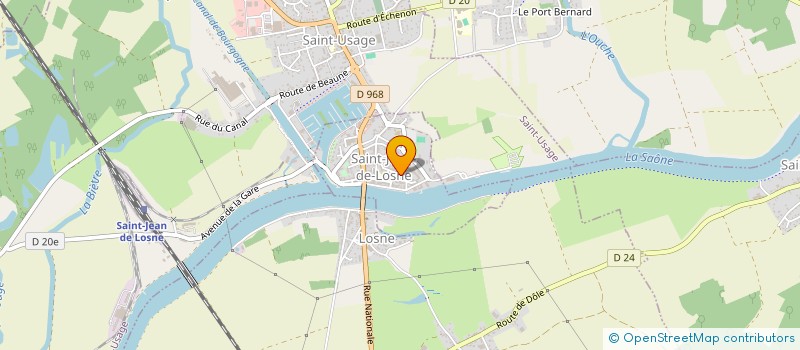 localisation de l'entreprise MONSIEUR MICHEL ARDIOT à SAINT-JEAN-DE-LOSNE
