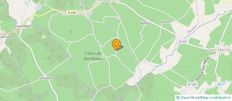 localisation de l'entreprise MONSIEUR MICHEL ARDOUIN  MOURENS