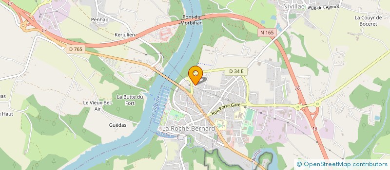 localisation de l'entreprise MONSIEUR MICHEL ARDOUIN  NIVILLAC