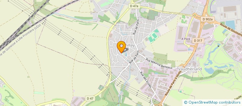 localisation de l'entreprise MONSIEUR MICHEL ARGAILLOT  LE THILLAY