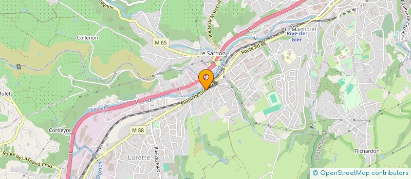 localisation de l'entreprise MONSIEUR MICHEL ARGOT  LORETTE