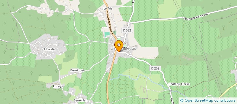 localisation de l'entreprise MONSIEUR MICHEL ARLAUD  LISTRAC-MEDOC