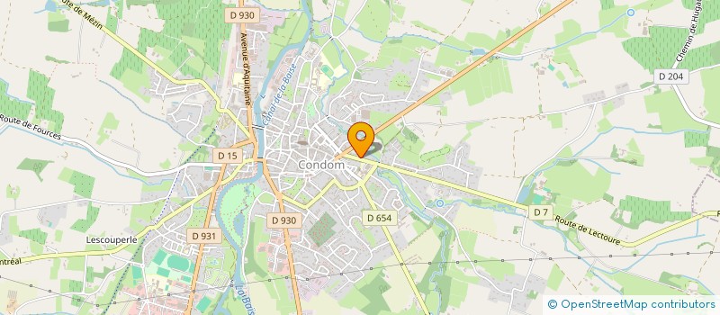 localisation de l'entreprise MONSIEUR MICHEL ARMAGNAC  CONDOM