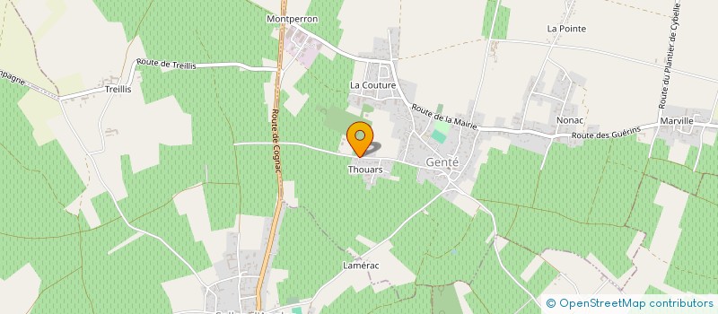 localisation de l'entreprise MONSIEUR MICHEL ARMAND  GENTE