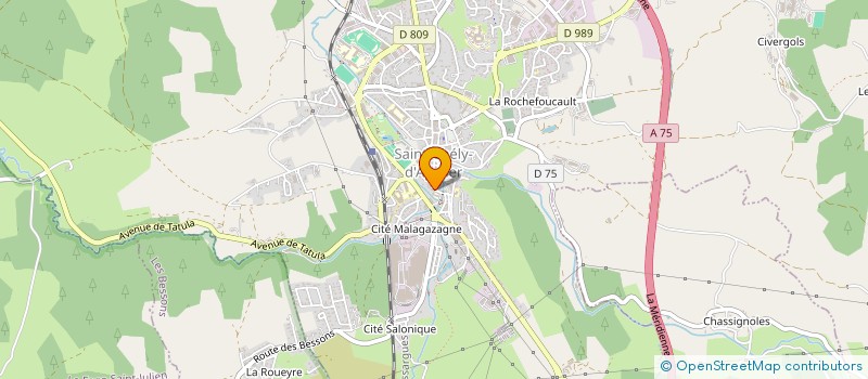 localisation de l'entreprise MONSIEUR MICHEL ARNAL  SAINT-CHELY-D'APCHER