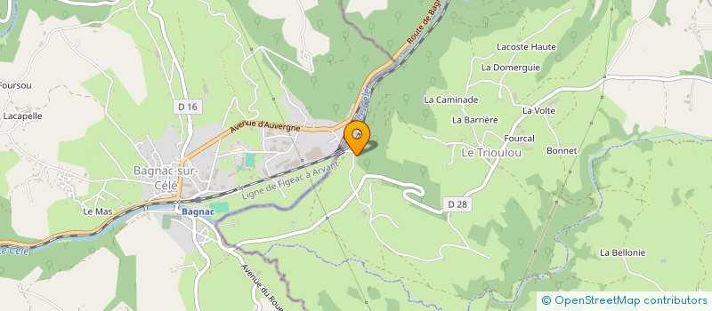 localisation de l'entreprise MONSIEUR MICHEL ARNAL à LE TRIOULOU