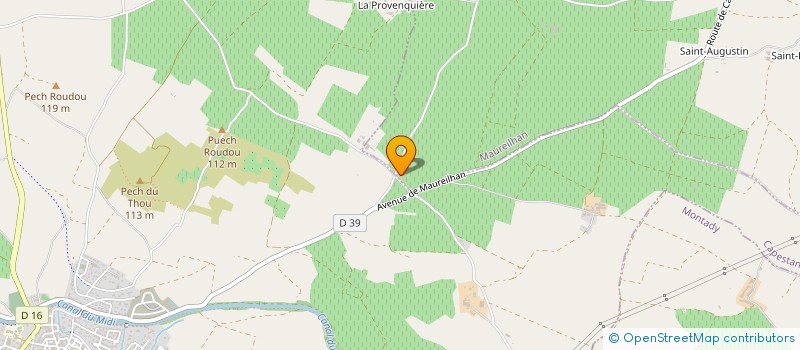 localisation de l'entreprise MONSIEUR MICHEL ARNAUD  CAZOULS-LES-BEZIERS