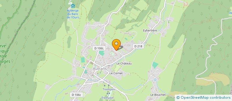 localisation de l'entreprise MONSIEUR MICHEL ARNAUD à AUTRANS-MEAUDRE EN VERCORS