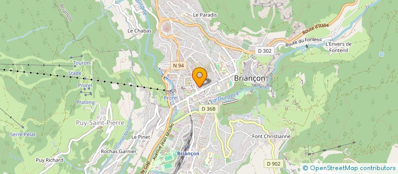 localisation de l'entreprise MONSIEUR MICHEL ARNAUD  BRIANCON