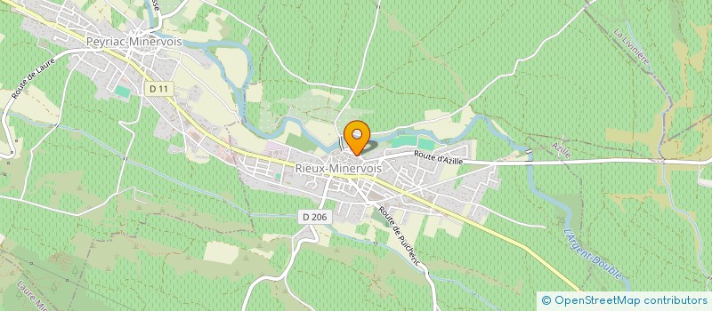 localisation de l'entreprise MONSIEUR MICHEL ARNAUD  RIEUX-MINERVOIS