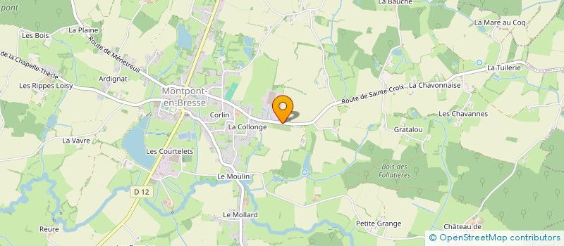 localisation de l'entreprise MONSIEUR MICHEL ARNAUDO  MONTPONT-EN-BRESSE