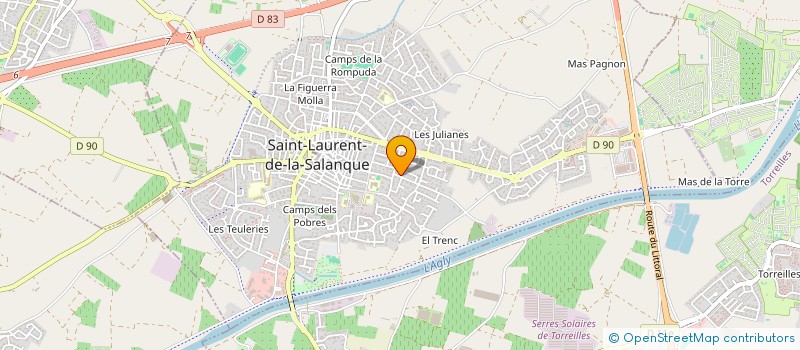 localisation de l'entreprise MONSIEUR MICHEL ARNOULD  SAINT-LAURENT-DE-LA-SALANQUE