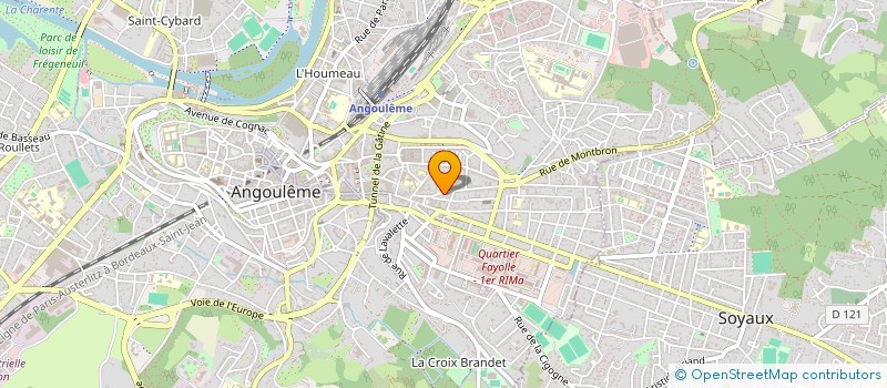 localisation de l'entreprise MONSIEUR MICHEL ARNOUX à ANGOULEME