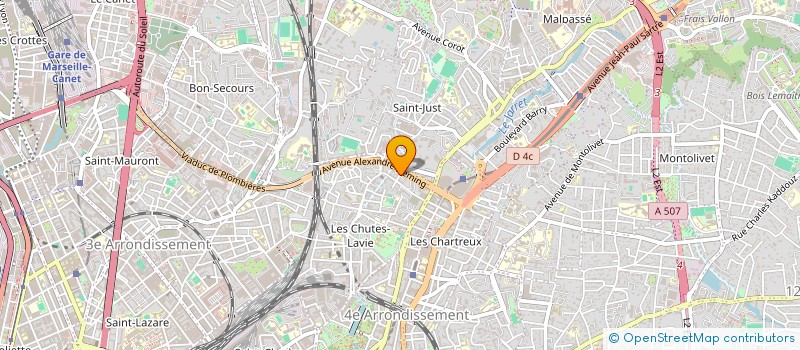 localisation de l'entreprise MONSIEUR MICHEL ARPAGE à MARSEILLE