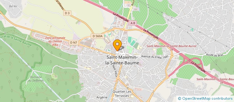 localisation de l'entreprise MONSIEUR MICHEL ARPAIA à SAINT-MAXIMIN-LA-SAINTE-BAUME