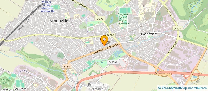 localisation de l'entreprise MONSIEUR MICHEL ARULANANTHAM à GONESSE