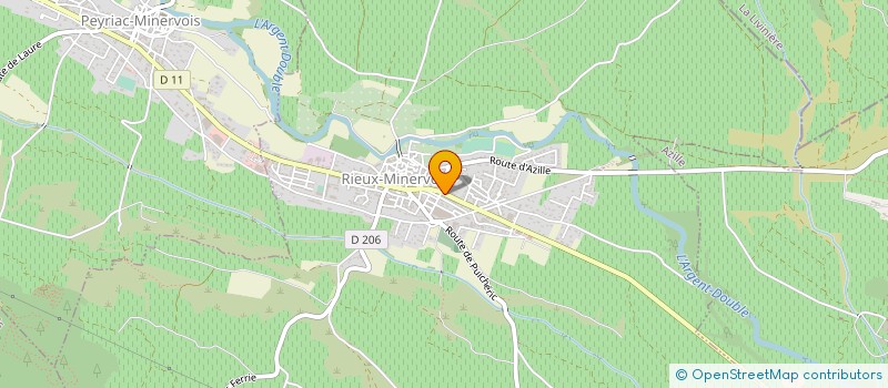 localisation de l'entreprise MONSIEUR MICHEL ASENCIO  RIEUX-MINERVOIS