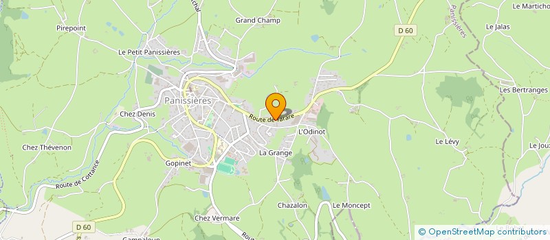 localisation de l'entreprise MONSIEUR MICHEL ASMUS à PANISSIERES