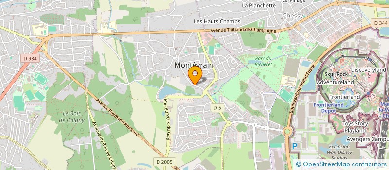 localisation de l'entreprise MONSIEUR MICHEL ASSEZAT à MONTEVRAIN