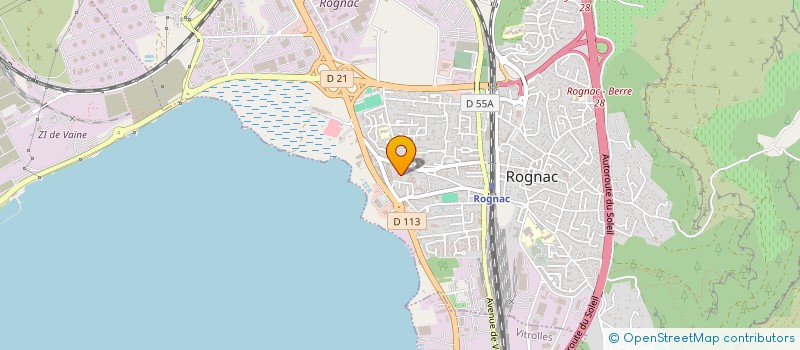 localisation de l'entreprise MONSIEUR MICHEL AUBE  ROGNAC