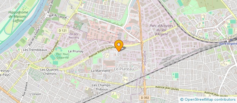 localisation de l'entreprise MONSIEUR MICHEL AUBE  SARTROUVILLE