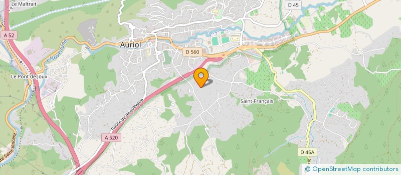 localisation de l'entreprise MONSIEUR MICHEL AUBERT  AURIOL