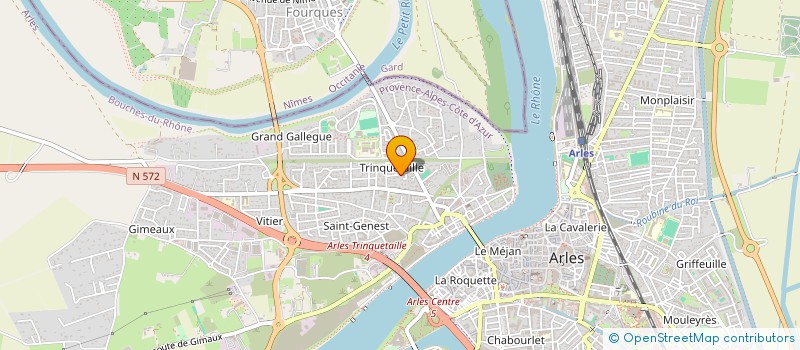 localisation de l'entreprise MONSIEUR MICHEL AUBERT à ARLES