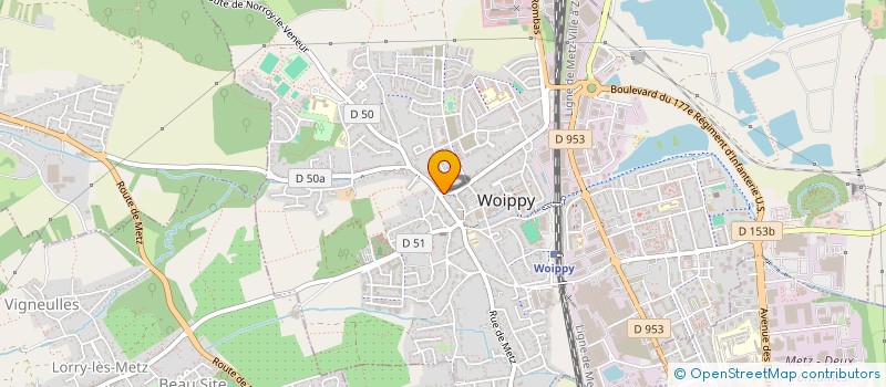 localisation de l'entreprise MONSIEUR MICHEL AUBERTIN à WOIPPY