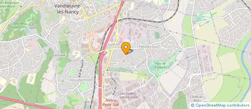 localisation de l'entreprise MONSIEUR MICHEL AUBOIN  HEILLECOURT