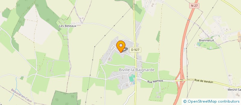 localisation de l'entreprise MONSIEUR MICHEL AUBOURG  BIVILLE-LA-BAIGNARDE