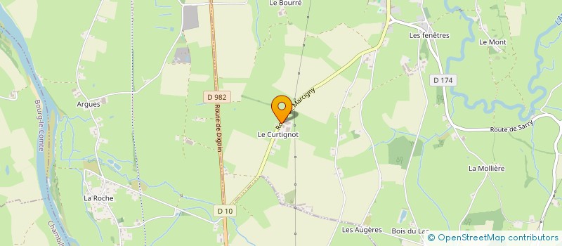 localisation de l'entreprise MONSIEUR MICHEL AUBRY  ANZY-LE-DUC