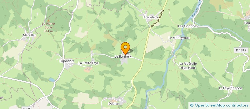 localisation de l'entreprise MONSIEUR MICHEL AUCANTE à CLUGNAT