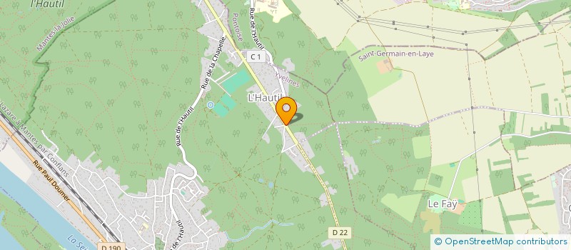 localisation de l'entreprise MONSIEUR MICHEL AUCLAIR  TRIEL-SUR-SEINE