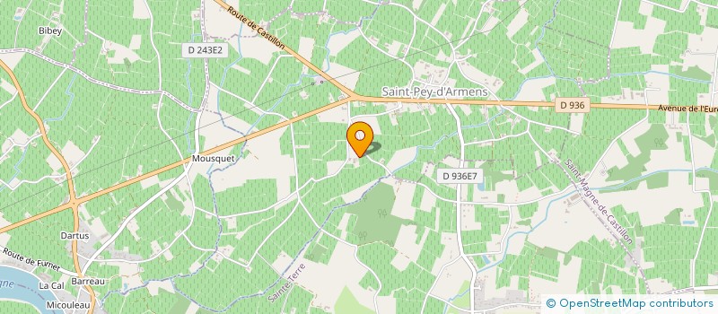 localisation de l'entreprise MONSIEUR MICHEL AUDIGAY  SAINT-SULPICE-DE-FALEYRENS