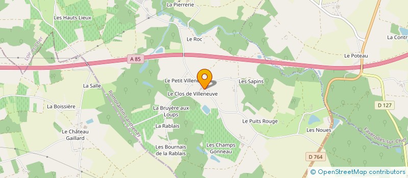 localisation de l'entreprise MONSIEUR MICHEL AUDOUIN  SAINT-GEORGES-SUR-CHER