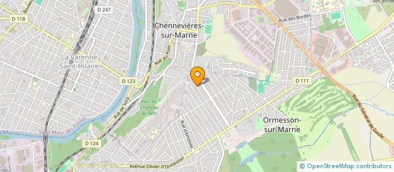 localisation de l'entreprise MONSIEUR MICHEL AUDOUIN à ORMESSON-SUR-MARNE