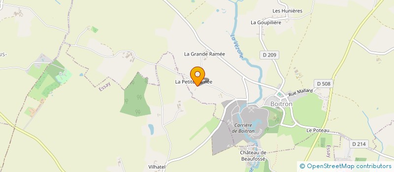 localisation de l'entreprise MONSIEUR MICHEL AUFFRAY  BOITRON