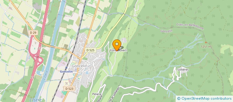 localisation de l'entreprise MONSIEUR MICHEL AUGER  GONCELIN