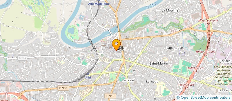 localisation de l'entreprise MONSIEUR MICHEL AUGEREAU  ALBI