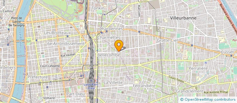 localisation de l'entreprise MONSIEUR MICHEL AUGIER à VILLEURBANNE