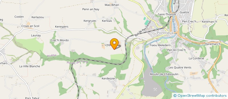 localisation de l'entreprise MONSIEUR MICHEL AUJOULAT  PLOEZAL