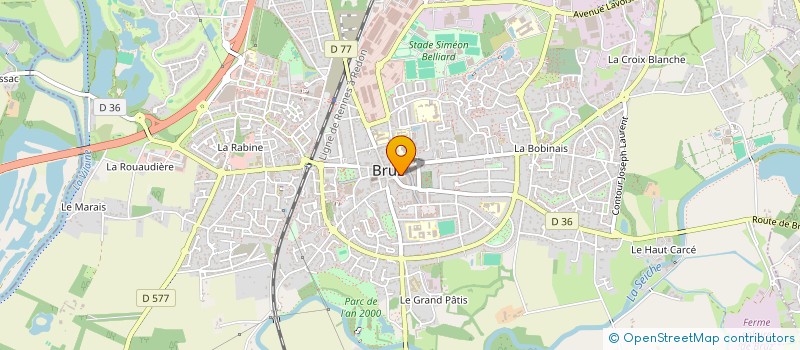 localisation de l'entreprise MONSIEUR MICHEL AULNETTE  BRUZ