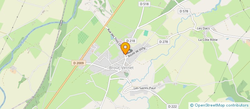 localisation de l'entreprise MONSIEUR MICHEL AUMONT à BROUT-VERNET