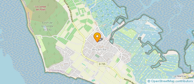 localisation de l'entreprise MONSIEUR MICHEL AUNIS  ARS-EN-RE