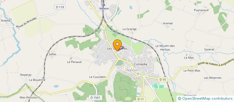 localisation de l'entreprise MONSIEUR MICHEL AUPEIX à SAINT-HILAIRE-LES-PLACES
