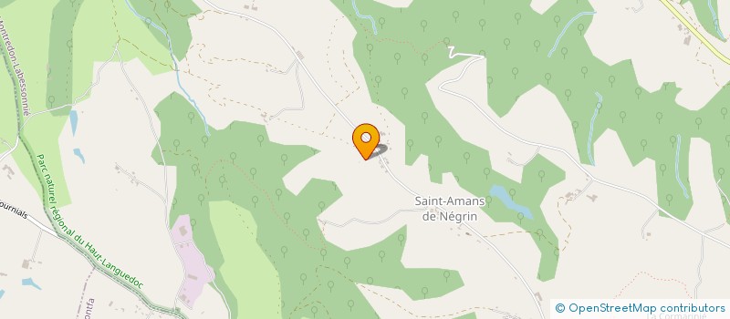 localisation de l'entreprise MONSIEUR MICHEL AURET  MONTREDON-LABESSONNIE